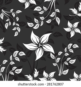 Vector Seamples Pattern Flower 