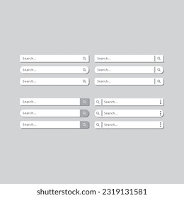 Vector search bar for ui design elements vector graphic illustration premium design vector eps10