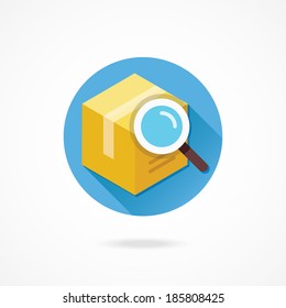 Vector Search Box Icon