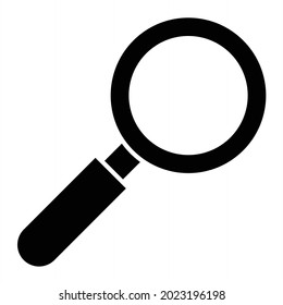 Vector Search Glyph Icon Design

