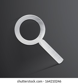 Vector search icon background.