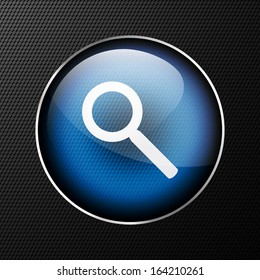 Vector search icon background.