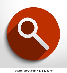 Vector search icon background.