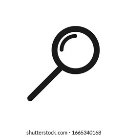 vector search icon design outline style 