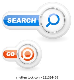 Vector search icon set.