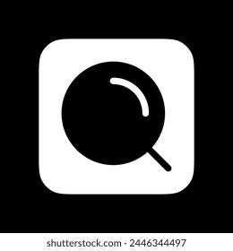 Icono de exploración de lupa de búsqueda de Vector. Perfecto para interfaces de App y Web, infografías, presentaciones, marketing, etc.