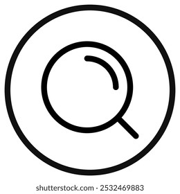 Vector search magnifier scan icon. Perfect for app and web interfaces, infographics, presentations, marketing, etc.