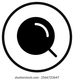 Vector search magnifier scan icon. Perfect for app and web interfaces, infographics, presentations, marketing, etc.