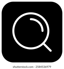 Vector search magnifier scan icon. Perfect for app and web interfaces, infographics, presentations, marketing, etc.