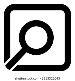 vector search page icon illustration design