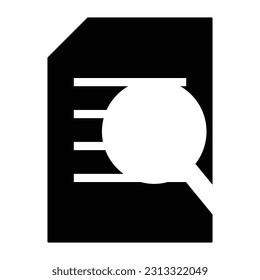 vector search page icon illustration design