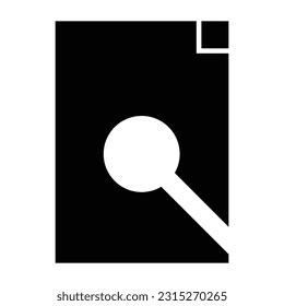 vector search page icon illustration design