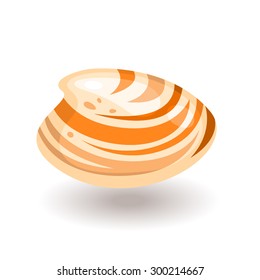 Vector seashell icon