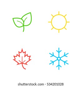 Vector Season Icons