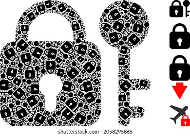 Vector secrecy composition is created from random itself secrecy pictograms. Fractal composition from secrecy.