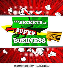 Vector Secrets of Super Business banner