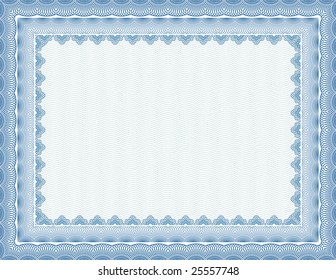 Vector Secure Blank Certificate Stock Vector (Royalty Free) 25557748 ...