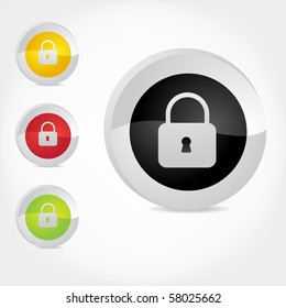 Vector secure icons.