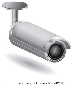 Vector security camera on a isolated background - Shutterstock ID 64324018