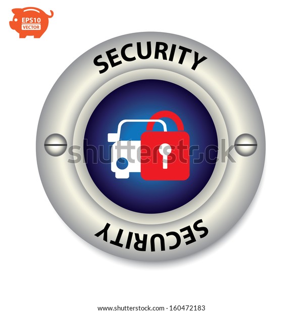 Vector: Security car system blue color ,
eps10 illustration.