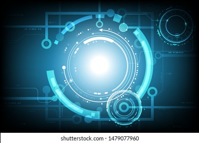 Vector Security communication for business technology background concept 