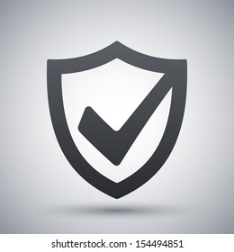 Vector security shield icon