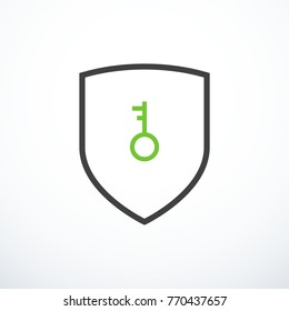 Vector security shield icon