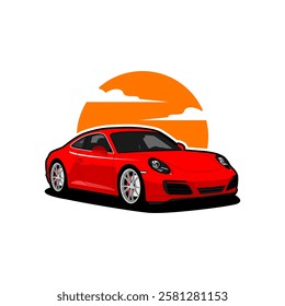 vector sedan sports car speed automotive
