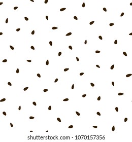 Vector seed background on a white background.