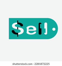 Logotipo de venta de vectores. Venda Icono. Vector de venta.