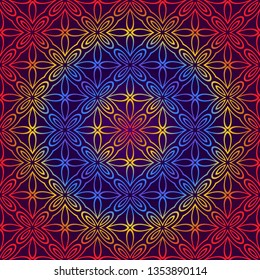 Vector semaless geometric pattern. Paper For Scrapbook. Stylish Fashion Design Background