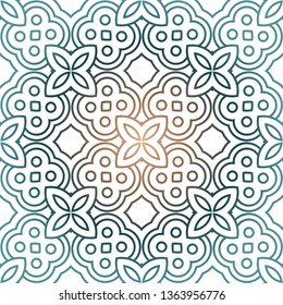 Vector semaless geometric pattern. Paper For Scrapbook. Stylish Fashion Design Background