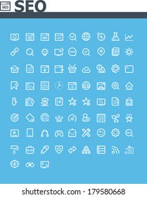 Vector SEO icon set