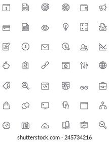 Vector SEO icon set