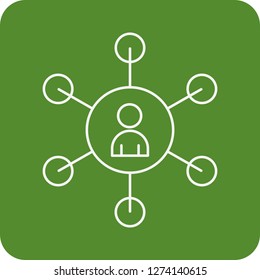 vector seo user icon 
