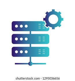 Vector server icon
