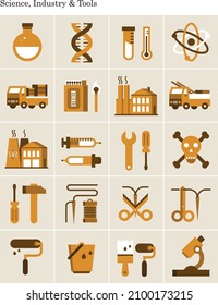 Vector set of 300 Education SEO and development, creative process, business and finance, office and business, security and protection, shopping and commerce