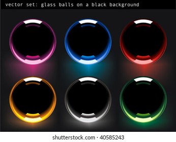 Vector set : 3d Color vector spheres