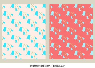 Vector set of 4 background patterns 