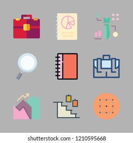  vector set about graphics, select, magnifying glass and graphic icons set.