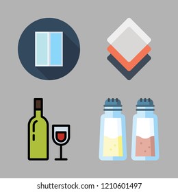  vector set about judaism, entrances, salt and layers icons set.