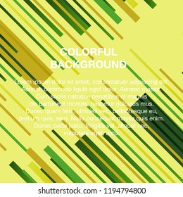 Vector set of abstract avangarde retro background with multicolored geometric shapes and copy space frame