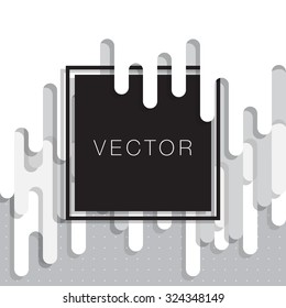 vector set with abstract background with paint pouring milk around square