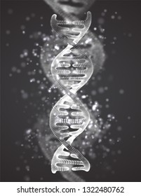 vector set abstract element. scientific research and treatment of diseases. DNA