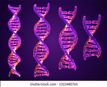 vector set abstract element. scientific research and treatment of diseases. DNA