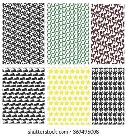 Vector Set of Abstract Geometric Ornaments. 