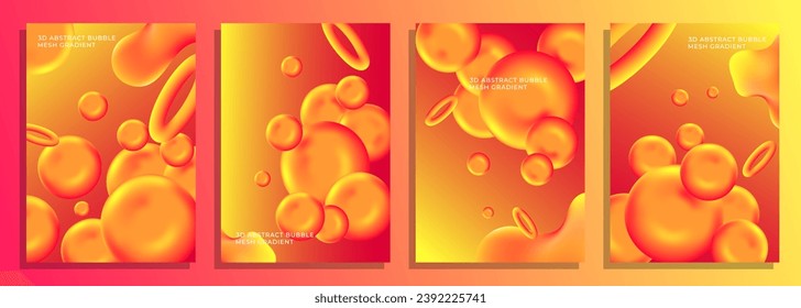 a vector set abstract red orange 3d bubble mesh gradient cover design for cover, poster, magazine, catalog, album, flyer, ppt, etc.
a4 size design