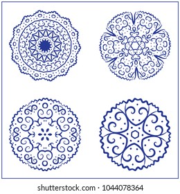 Vector Set of Abstract Sacred Geometry Symbols.