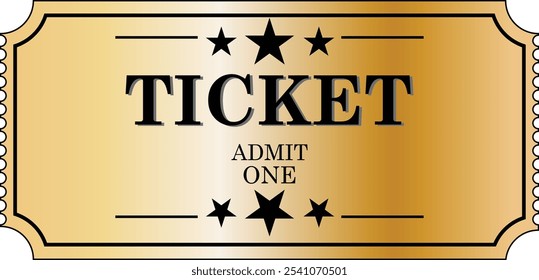 Vector set of admit one tickets template. Ticket for cinema,movie,circus,theater,film,festival,casino,club,music. vector eps10