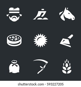 Vector Set of Agriculture Icons.